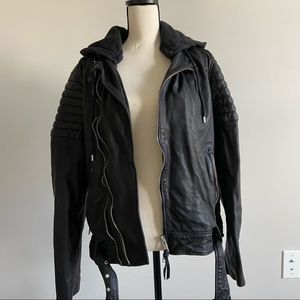 All Saints Men’s Leather Jacket